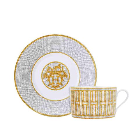 hermes cup and saucer set